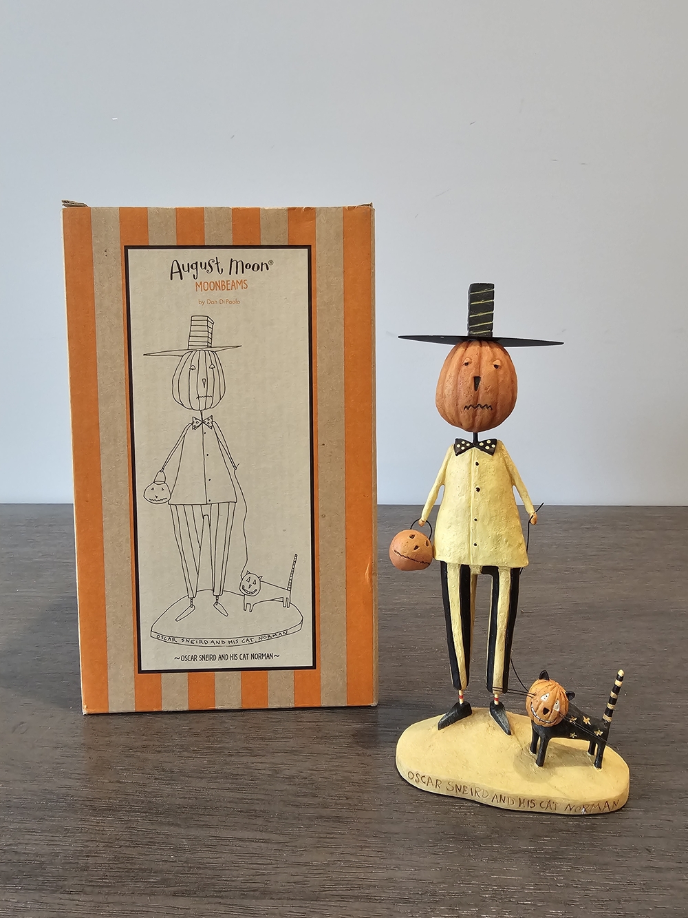 August Moon OSCAR SNEIRD and HIS CAT NORMAN Collectible